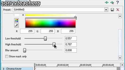 Sony Vegas Tutorial Effect #3 (chroma Keyer) 