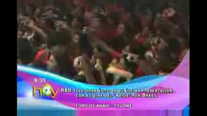 Rbd Tuvo Gran Exito Con Su Gira Del Adios Por Brasil En Hoy