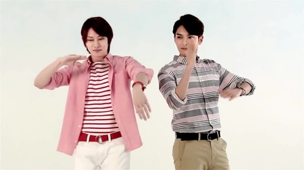 Super Junior & F(x) реклама за ризи на Spao 2014.04.10
