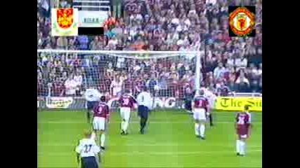 Aston Villa 0-1 Man Utd - Beckham