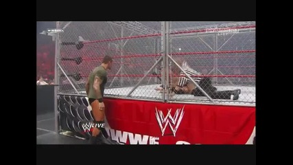 Batista vs Cody Rhodes [steel cage]