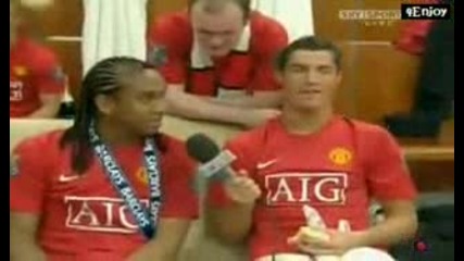 Cristiano Ronaldo and Anderson Funny Interview