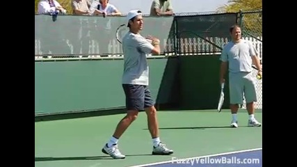 Novak Djokovic - Forehands in Slow Motion 