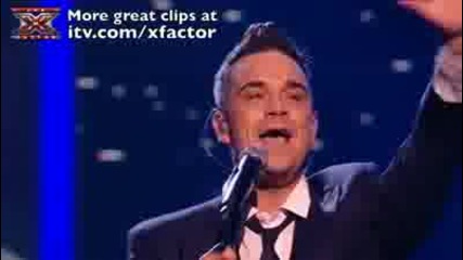 The X Factor 2009 - Robbie Williams You Know Me 