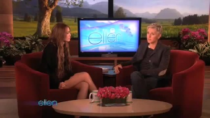 Miley Cyrus на гости на Ellen