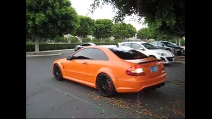 Matte Orange Mercedes-benz Clk63 Black Series