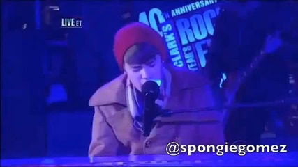 На живо! Justin Bieber & Carlos Santana - Let It Be " New York City"