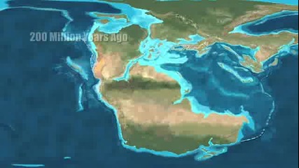 Земята - 100 милиона години в 3 минути 