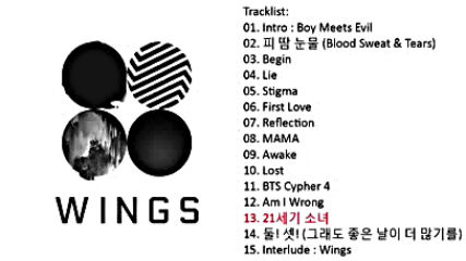 Bts - Wings [full Album]