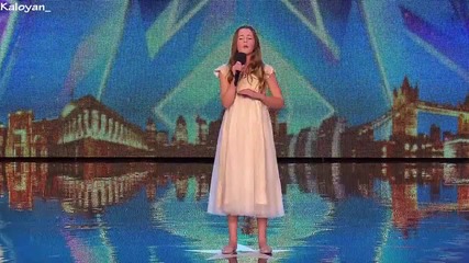 Момиче спира дъха на журито с невероятното си изпълнение - Britain's Got Talent 2015