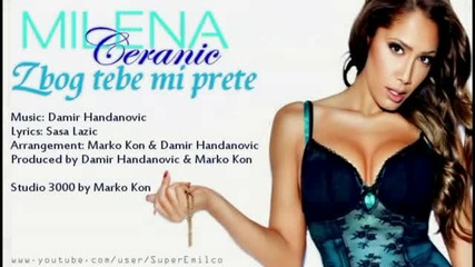 2012- Milena Ceranic - Zbog tebe mi prete [ Official 2012 ]