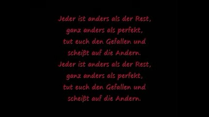 Panik - Jeder (lyrics)