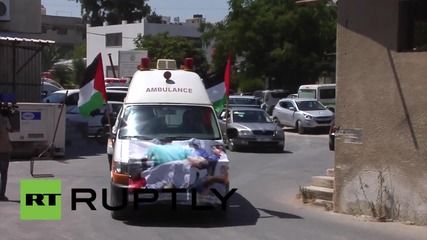 State of Palestine: Ambulances rally in Gaza 1 year after Israeli onslaught