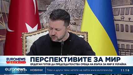 Ердоган готов да председателства среща на върха за мир в Украйна