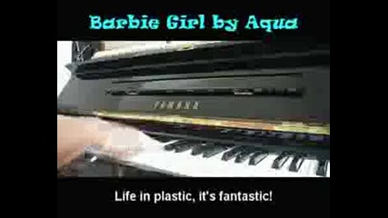 Aqua - Barbie Girl - (piano cover)