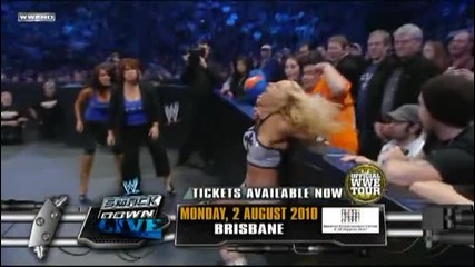 Tiffany vs Michelle Mccool Smackdown 12.03.2010 