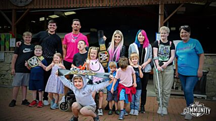 WWE supports the Wales Community during Clash at the Castle Week
