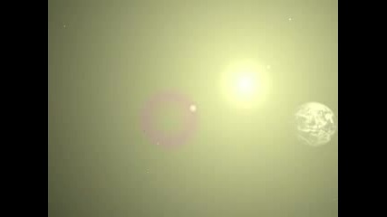 Слънцето, Земята И Луната - 3d Анимация