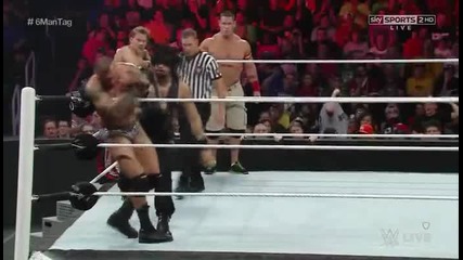 Wwe Monday Night Raw - John Cena, Roman Reigns & Chris Jericho vs Randy Orton, Set Rollins & Kane