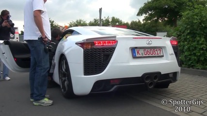 Мощен рев от Lexus Lfa