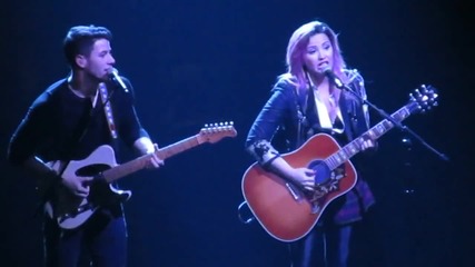 Catch Me- Demi Lovato and Nick Jonas San Jose, Ca 11/02/14