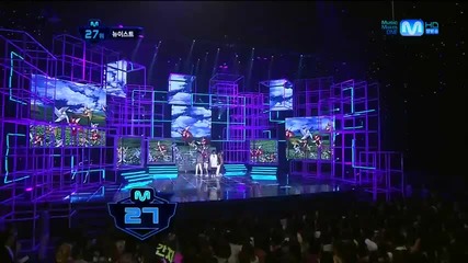 Nu'est - Not Over You @ M!countdown (16.08.2012)
