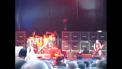 Slayer - Intro & World Painted Blood [live at Sonisphere Sofia Rocks 22.06.2010]