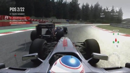 F1 2010 E3 Gameplay Video - Spa in the Dry