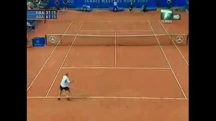 Atp Rome 2002 Andre Agassi - Tommy Haas