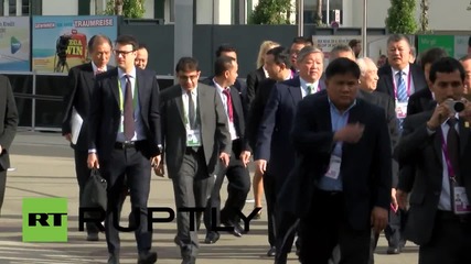 Switzerland: FIFA officials arrive for 65th congress and presidential vote