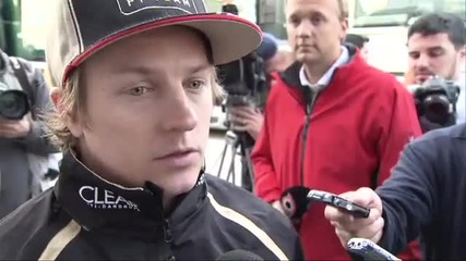 Kimi Raikkonen interview Day 1 Jerez testing