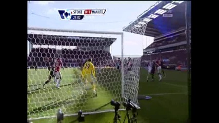 Stoke City 0 - 1 Man Utd Chicharito 