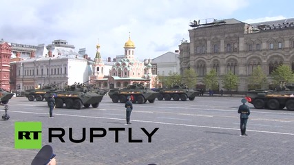 Генерална репетиция на Парада в Москвa 7.05.2014 г.