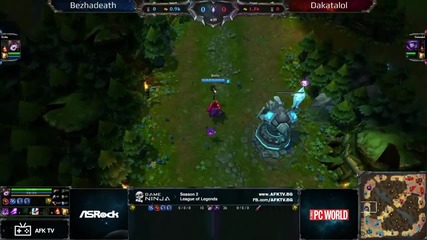 Game Ninja: Lol 1vs1 Bezhadeath vs Dakatalol