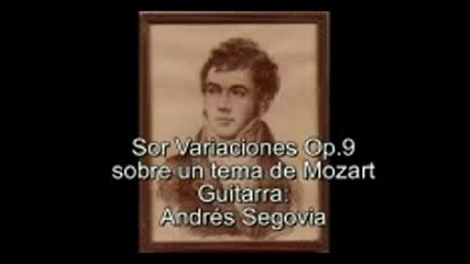 Andrs Segovia plays Sor Op