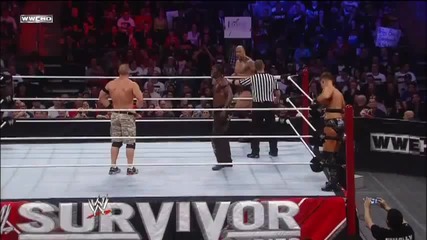Скалата и Сина срещу Миз и Трут - Wwe Survivor Series 2011 - част 2/3