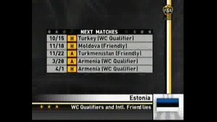 11.10.08 Estonia Vs Spain 0 - 3