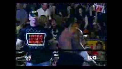 Cena & Umaga Vs Orton & Carlito - Part 1