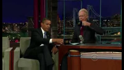The Late Show with David Letterman - 2008 - 09 - 10 - Barack Obama pt4
