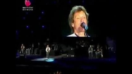 Bon Jovi Raise Your Hands & Runaway Live Lisbon May 2008 