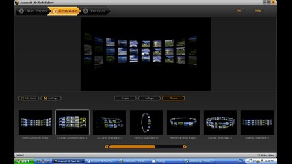 програма за правене на клипове - Aneesoft 3d Flash Gallery
