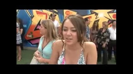 Miley Cyrus at the Teen Choice Awards 