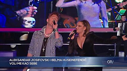 Aleksandar Josifovski i Belma Huseinefendic - Voli me kao sebe - Gp - (tv Grand 10.02.2023.).mp4