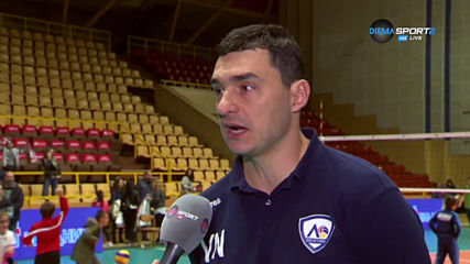 Мнението на Николов след поражението на ВК Левски от Нехтохимик