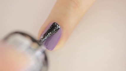 Despicable Me 2 Evil Purple Minion Nails