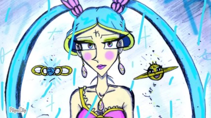 The Planet Saturn Comic The Saturn Planet Girl
