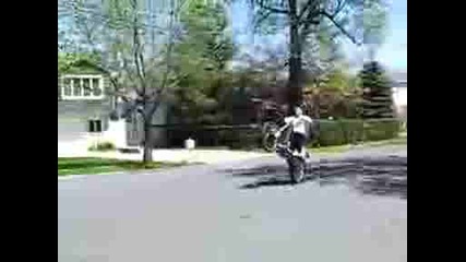 yz 250 wheelie
