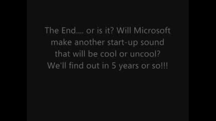 Microsoft Windows Start - Up Sounds