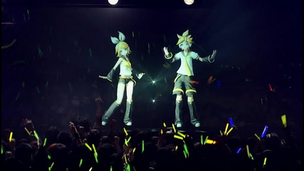 Kagamine Rin & Len - Migikata no Chou(butterfly on you right shoulder) Live in Full Hd(1080p)
