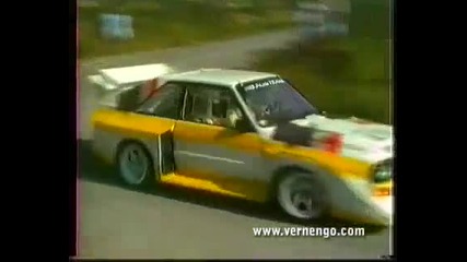 Audi quattro S1 test Rohrl 1985 